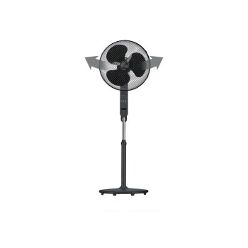 TRONIC® Standventilator »SSVF 45 D2«, inkl. Fernbedienung (Schwarz) - B-Ware Transportschaden Kosmetisch