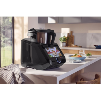 SILVERCREST® KITCHEN TOOLS Monsieur Cuisine smart SKMS 1200 C1, schwarz - B-Ware gebraucht