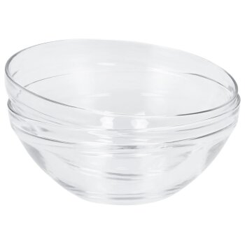 SILVERCREST® Glas-Servierschalen Set, 2-tlg. / 4-tlg. (17 cm 2er Set) - B-Ware neuwertig