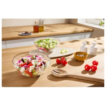 SILVERCREST® Glas-Servierschalen Set, 2-tlg. / 4-tlg. (17 cm 2er Set) - B-Ware neuwertig