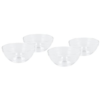 SILVERCREST® Glas-Servierschalen Set, 2-tlg. / 4-tlg. (12 cm, 4er Set) - B-Ware neuwertig