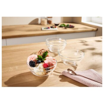 SILVERCREST® Glas-Servierschalen Set, 2-tlg. / 4-tlg. (12 cm, 4er Set) - B-Ware neuwertig