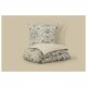 LIVARNO Satin Wendebettwäsche, 260 x 240 cm, creme/grau - B-Ware sehr gut