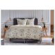LIVARNO Satin Wendebettwäsche, 260 x 240 cm, creme/grau - B-Ware sehr gut