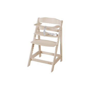 roba 2-in-1 Treppenhochstuhl Born Up Zickzack, mit SItzverkleinerer, cashmere - B-Ware Transportschaden Kosmetisch
