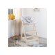 roba 2-in-1 Treppenhochstuhl Born Up Zickzack, mit SItzverkleinerer, cashmere - B-Ware Transportschaden Kosmetisch
