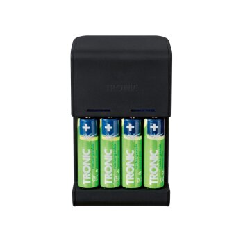 TRONIC® Batterieladegerät, schwarz - B-Ware...