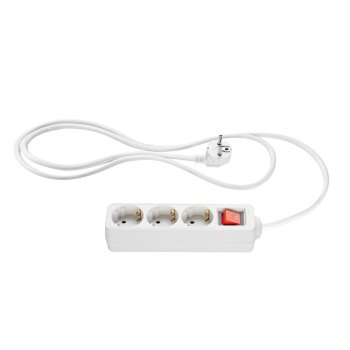 SILVERCREST® Steckdosenleiste mit beleuchtetem...