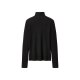 esmara® Damen Geripptes Rollkragenshirt, S(36/38), schwarz - B-Ware neuwertig