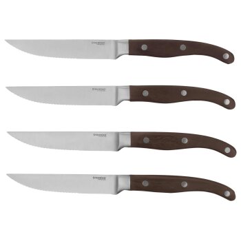 SILVERCREST® Steakmesser-Set (schwarz-braun) - B-Ware neuwertig