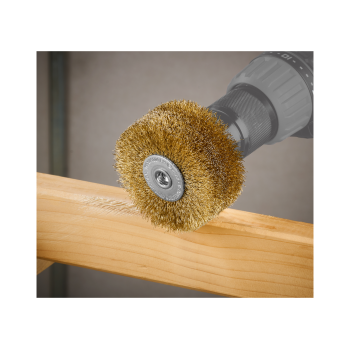 PARKSIDE® Rotorraspel / Holzstrukturbürste / Raspel- und Senkerset / Holzspaltbohrer (Holz-Struktur-Bürste) - B-Ware sehr gut