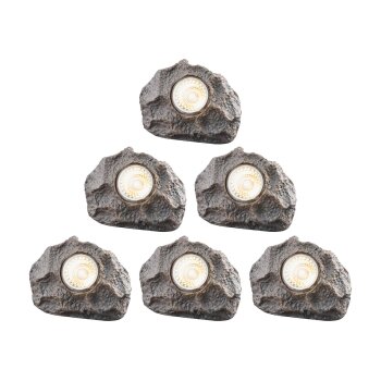 LIVARNO® LED Solarleuchten Set, 6 teilig, warmweiß - B-Ware sehr gut