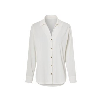 esmara® Damen Bluse, in moderner Struktur (Weiß, M(40/42)) - B-Ware neuwertig