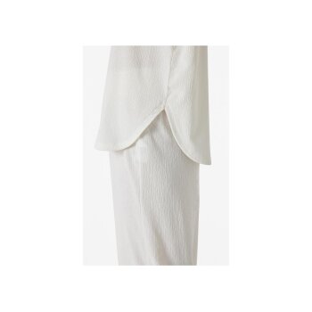 esmara® Damen Bluse, in moderner Struktur (Weiß, M(40/42)) - B-Ware neuwertig
