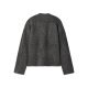esmara® Damen Bouclé-Strickcardigan (Grau, L(44/46)) - B-Ware neuwertig