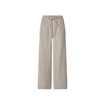 ESMARA® Damen Musselin-Hose (Beige, S(36/38)) -...