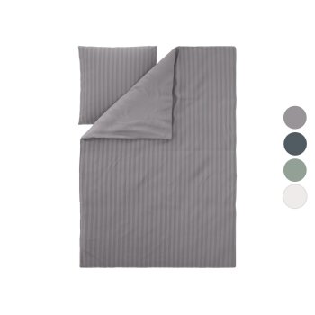 LIVARNO® Luxus Satin Bettwäsche, 135 x 200 cm -...