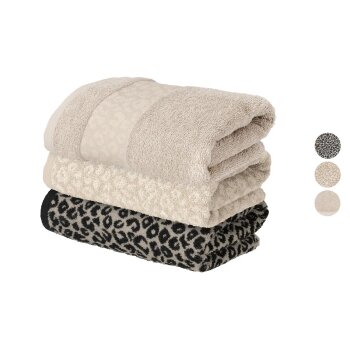 LIVARNO® Frottier-Duschtuch, 2 Stück, 50 x 100...