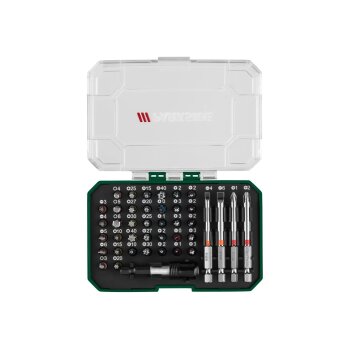 PARKSIDE® Ratschen-Bit- und Steckschlüssel-Set / Bit-Set / Ratschen-Schraubendreher-Bit- und Steckschlüssel-Set (Bit Set 25 mm/75 mm 41-tlg.) - B-Ware sehr gut