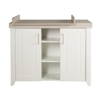 roba Wickelkommode Felicia mit Wickelansatz, breit, Landhausstil - B-Ware Transportschaden