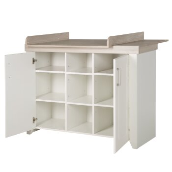 roba Wickelkommode Felicia mit Wickelansatz, breit, Landhausstil - B-Ware Transportschaden
