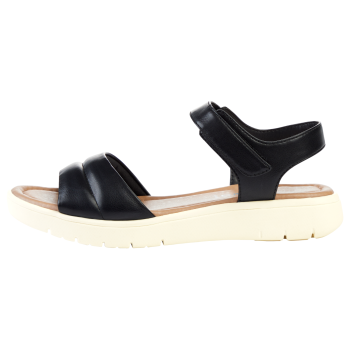 Esmara® Damen Sandaletten, mit modischem Keilabsatz,...