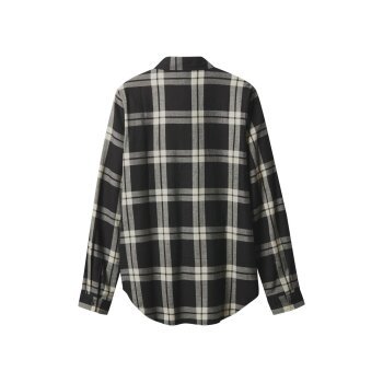 esmara® Damen Flanellhemd (Schwarz, M(40/42)) - B-Ware neuwertig