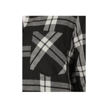 esmara® Damen Flanellhemd (Schwarz, M(40/42)) - B-Ware neuwertig