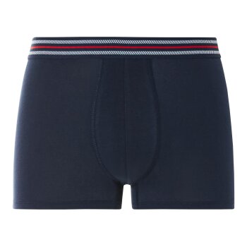 LIVERGY® Herren Boxer, 3 Stück, hoher Baumwollanteil (navy/hellblau/weiß, 5/M) - B-Ware neuwertig
