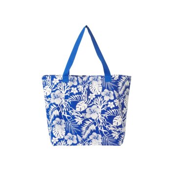 CRIVIT Damen Strandtaschen-Set, 3-teilig, mit separater Bikinitasche (Tropical) - B-Ware neuwertig