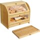Ribelli Brotkasten, mit 2 Etagen und Schublade, bambus - B-Ware