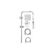 LIVARNO HOME Regenbrauseset mit Wassersparer Duschbrauseset mit Wassersparer Überkopfbrause-Set mit Wassersparer - B-Ware