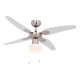 LIVARNO HOME Deckenleuchte LED mit Ventilator klassisch - B-Ware