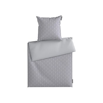 Michalsky Satin-Bettwäsche, 135 x 200 cm (Grau) -...