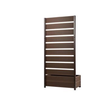 dobar WPC Pflanzkasten mit Rankgitter, L 72 x B 33 x H...