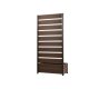 dobar WPC Pflanzkasten mit Rankgitter, L 72 x B 33 x H 150 cm (Dunkelbraun) - B-Ware neuwertig
