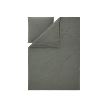 LIVARNO® Bettwäsche Baumwoll Leinen Mix, 155 x 220 cm - B-Ware
