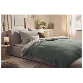 LIVARNO® Bettwäsche Baumwoll Leinen Mix, 155 x...