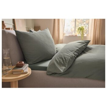LIVARNO® Bettwäsche Baumwoll Leinen Mix, 155 x 220 cm - B-Ware