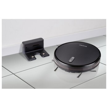SILVERCREST® Saugroboter SSWR C2, mit Wischfunktion, schwarz - B-Ware