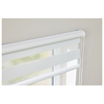 LIVARNO home Duo-Rollo, 100 x 150 cm, mit transparenten und blickdichten Segmenten - B-Ware