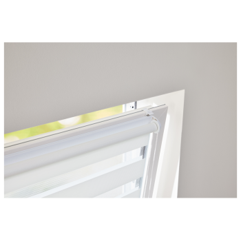 LIVARNO home Duo-Rollo, 100 x 150 cm, mit transparenten und blickdichten Segmenten - B-Ware