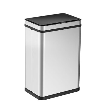 Ribelli Sensor-Mülleimer, aus Edelstahl, 30 L, silber - B-Ware
