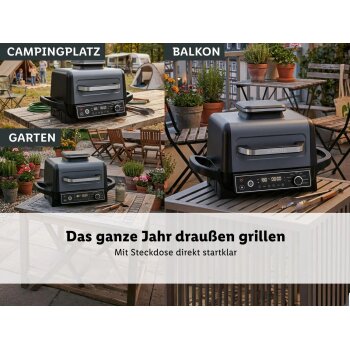 SILVERCREST® Grill und Smoker, elektrisch - B-Ware