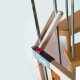 roba Treppenschutzgitter Safety Up, Schutzgitter mit Ampelfunktion, Buche massiv, 93,5 - 120,5 cm - B-Ware