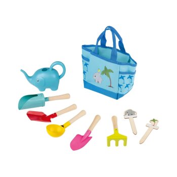 LUPILU® Kinder Gärtnertasche, 9-teilig (Blau) - B-Ware sehr gut