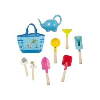 LUPILU® Kinder Gärtnertasche, 9-teilig (Blau) - B-Ware sehr gut
