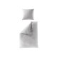 BIERBAUM Mako-Satin-Bettwäsche, 135 x 200 / 155-240 x 220 (11 silber, 135 x 200/ 80 x 80 cm) - B-Ware neuwertig