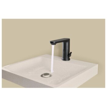 LIVARNO® Sensor-Waschtischarmatur (Schwarz) - B-Ware neuwertig