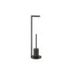 WENKO Stand WC-Garnitur Ferla (Schwarz) - B-Ware sehr gut